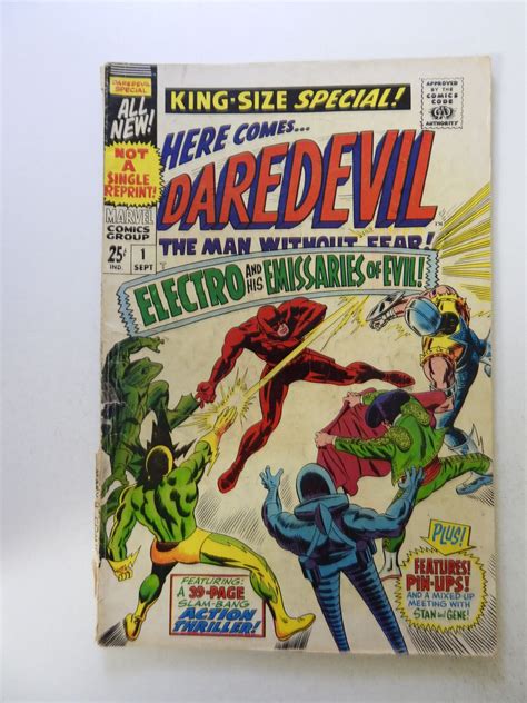 Daredevil Annual Fr Gd Condition Cumulative Spine Split