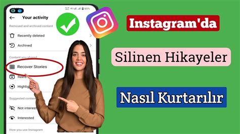 Instagram Da Silinen Hikayeler Nas L Kurtar L R Instagram Silinen