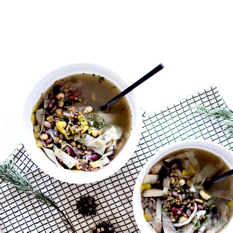 Soupe de légumineuses à lancienne Les Cookines