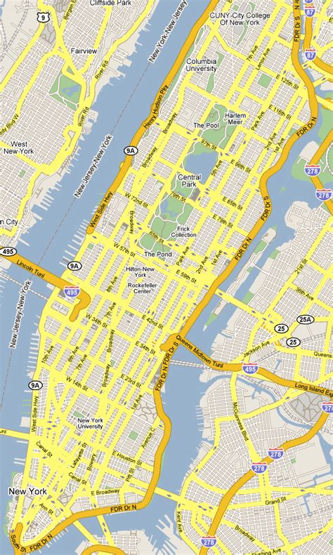 Mapas De Manhattan Nova Iorque Guia Para Viajar A Nova Iorque Parte