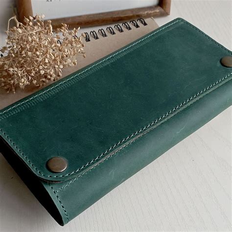 Large Zipper Wallet Women - Etsy