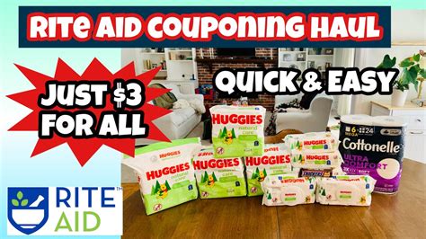 Rite Aid Quick Easy Couponing Haul Learn Rite Aid Couponing Youtube