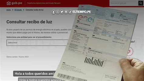 Cómo ver mi último recibo de luz en Enel