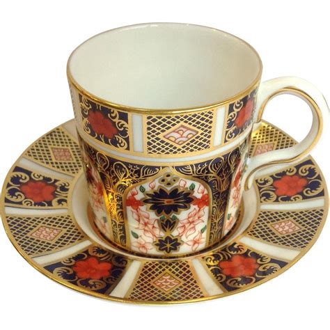 Royal Crown Derby Old Imari Demitasse Cup And Saucer