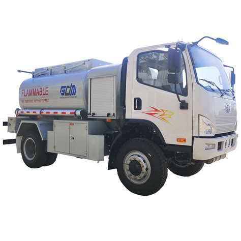 Factory Sale FAW 4X2 4X4 5000 Liters 5 Cbm 6 Cbm 4 Tons Fuel Bowser