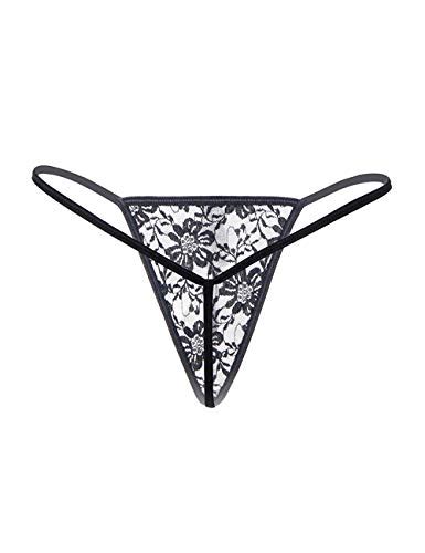 G String Thongs For Women Sheer Lace Plus Size Panties Sexy Low Rise