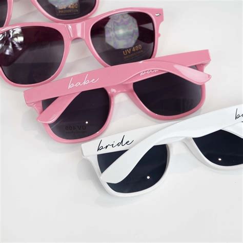 Bachelorette Party Sunglasses Set Bride Sunglasses Babe Sunglasses