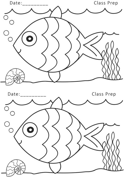 Fish Coloring Worksheets Printable Worksheets And Printable