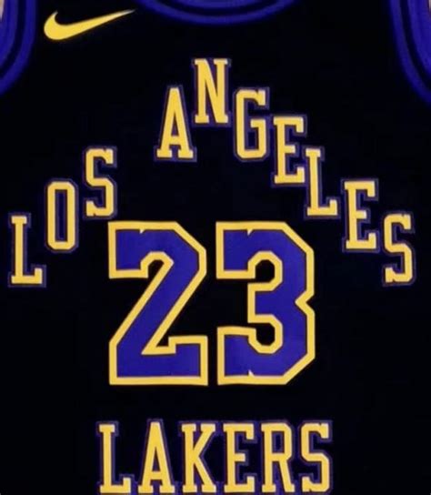 Unique Design Los Angeles Lakers 2023 24 City Edition Jersey Leaked