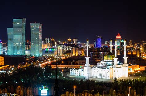 Astana at night – the views from the roofs · Kazakhstan travel and ...