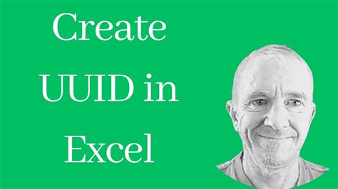 Create Uuid S In Excel Using A Python Script Uuid S Are Extremely