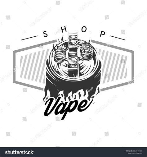 stock-vector-vape-logo-vector-vaping-vector-illustration-1254919705 | VECTORPIC