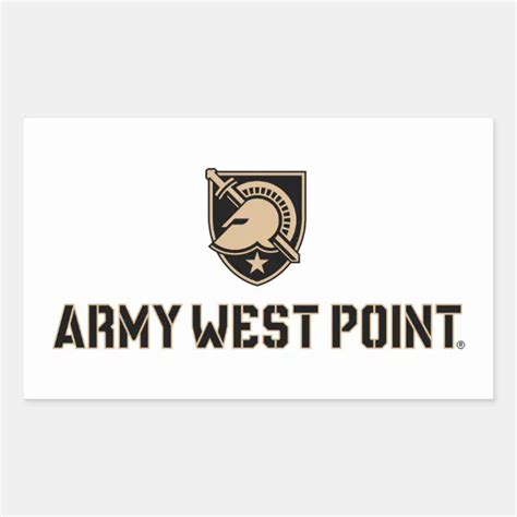 Army West Point Logo Rectangular Sticker | Zazzle