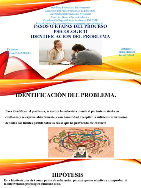 Bases Etapas De La Identificacion Del Problema Pdf