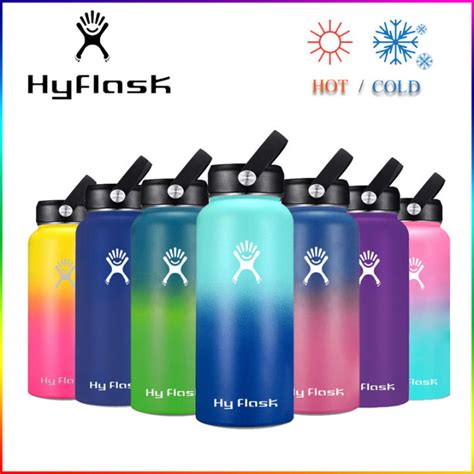 Hyflask Water Bottle Vacuum Stainless Steel Large Capacity Tumbler Hot Cold Double Wall