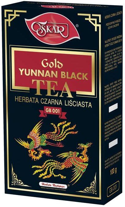 Herbata Oskar Herbata Gold Yunnan Black Tea GB 001 liściasta czarna