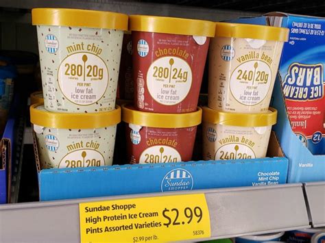 Sundae Shoppe High Protein Ice Cream Available At Aldi Almost Half