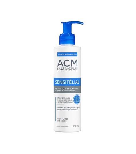 Acm Sensitelial Cleansing Gel For Atopic Dermatitis Dry Skin Ml