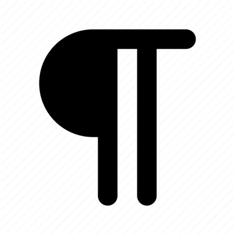 Paragraph Mark Pilcrow Section Symbol Sign Typography Icon