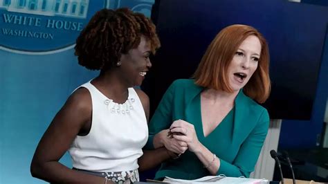 Photos Karine Jean Pierre To Succeed Jen Psaki As White House Press