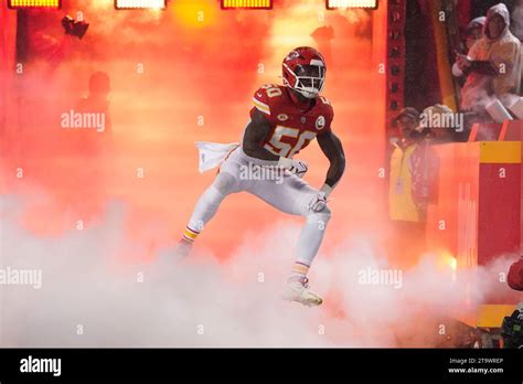 Kansas City Chiefs Linebacker Willie Gay Is Introduced During A NFL Game Against The