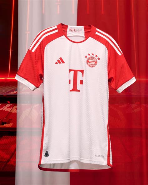 Fc Bayern Munich Adidas Home Kit Unveiled The Kitman