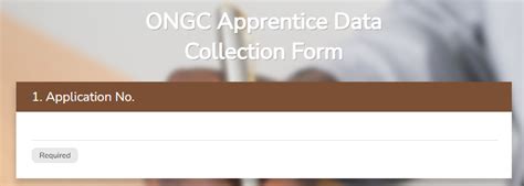 Ongc Apprentice Merit List Ongc Survey Form For Final List