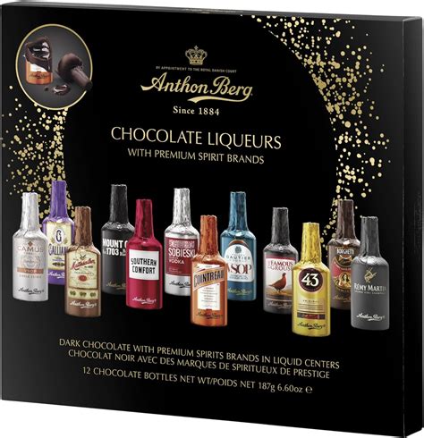 Anthon Berg Chocolate Liqueurs T Box Individually Wrapped Dark Chocolates Filled With