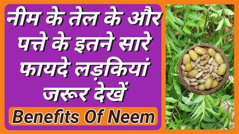 नीम के बेमिशाल फायदे नीम के गुण Neem Benefits In Hindi Benefits Of Neem Health Tips