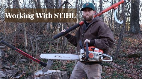 Stihl Chainsaw Wood Cutting Outdoor Work Vlog Youtube