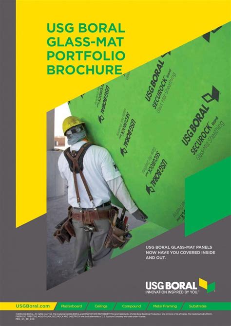 PDF USG BORAL GLASS MAT PORTFOLIO BROCHURE Global Manufacturing