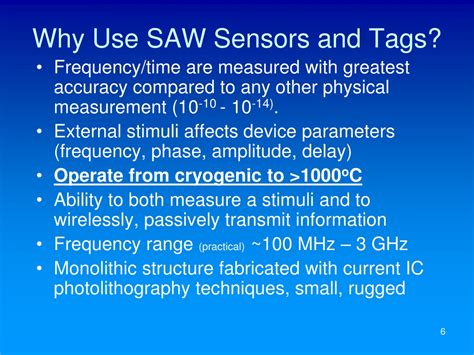 Ppt Surface Acoustic Wave Saw Wireless Passive Rf Sensor System Tutorial Powerpoint