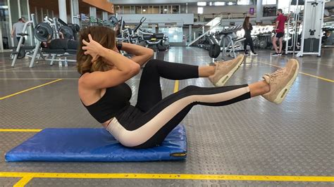 Crunches Con Piernas Elevadas Alternados Youtube