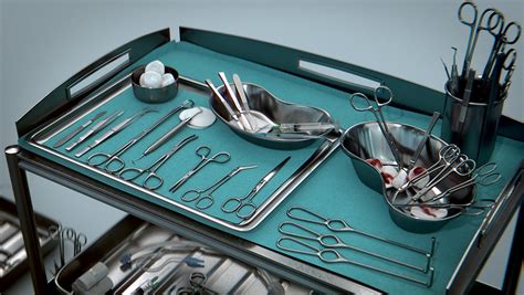 3d Surgical Instruments Medical Equipment Model