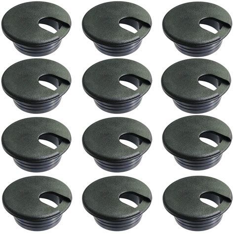 Desk Grommet Desk Hole Covers 15 Inch Black Plastic Grommets Table