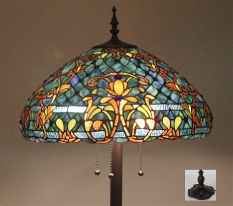 Tiffany Style Stained Glass Floor Lamp Azure Sea Floor Lamps Home