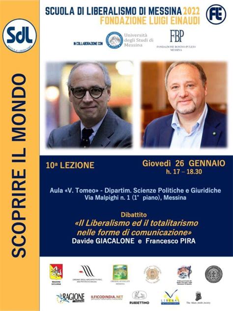 Scuola Di Liberalismo 2022 Messina Lezione Di Davide Giacalone E