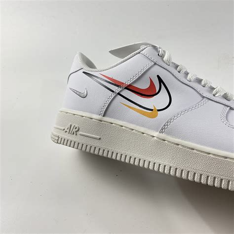 Nike Air Force 1 Low Multi Swoosh White DM9096 100 For Sale Jordans To U