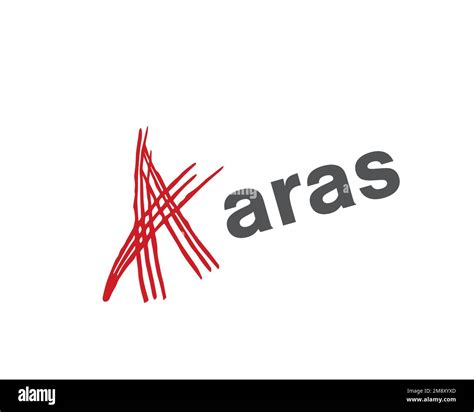 Aras Corp Rotated Logo White Background Stock Photo Alamy