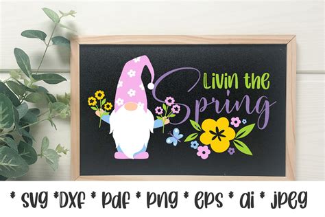 Spring Gnomes Svg Spring Quotes Gnomes Svg Cut Files Cut