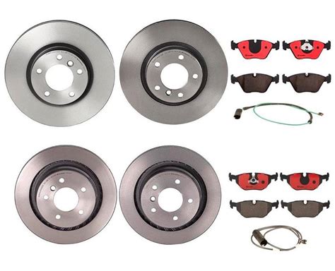 Brembo Brake Pads And Rotors Kit Front And Rear 315mm312mm