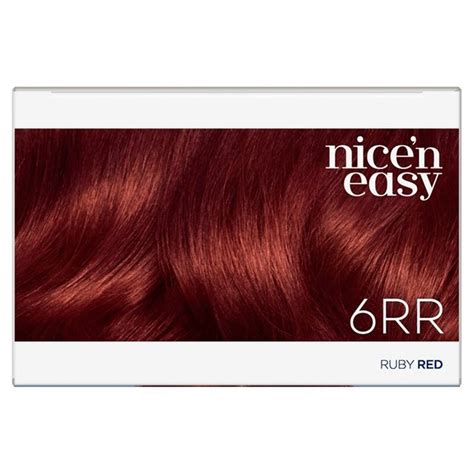 Clairol Nicen Easy Creme Permanent Hair Dye 6rr Ruby Red Ocado