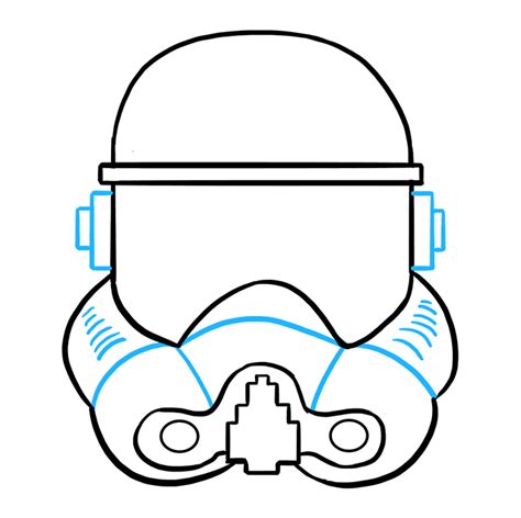 How to Draw a Stormtrooper Helmet – Really Easy Drawing Tutorial