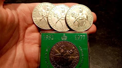 Silver Jubilee Crown Coin Value Review Youtube