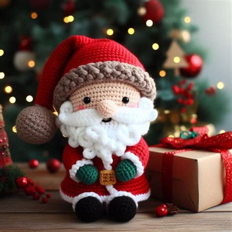 Cute Crochet Santa Claus Amigurumi Free Pattern Amigurumi Crochet