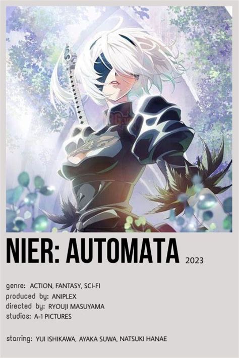 NieR Automata Ver1 1a Arte Delle Anime Poster Con Illustrazioni Anime