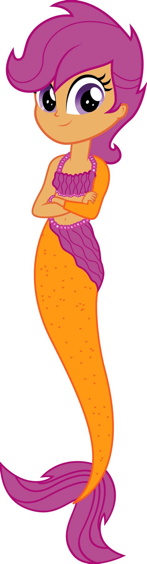 Scootaloo As An Equestira Mermaid Mlp My Little Pony Little Pony My