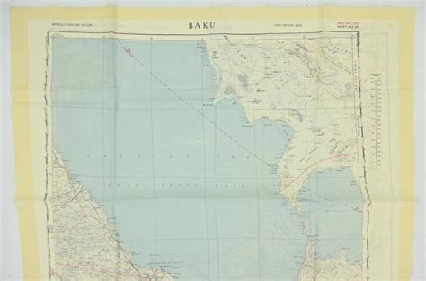 Worldwarcollectibles British Raf Escape Map Baku