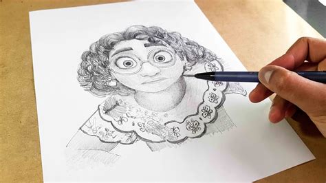 Como Dibujar A Mirabel Madrigal Sorprendida Youtube