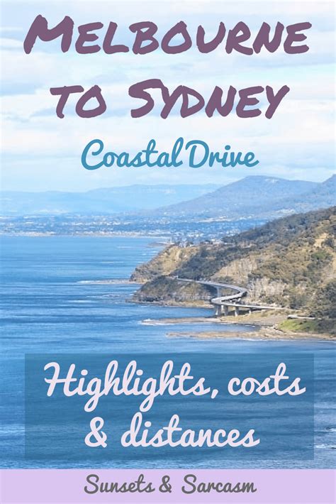 Melbourne To Sydney Drive Itinerary Amazing Coastal Road Trip